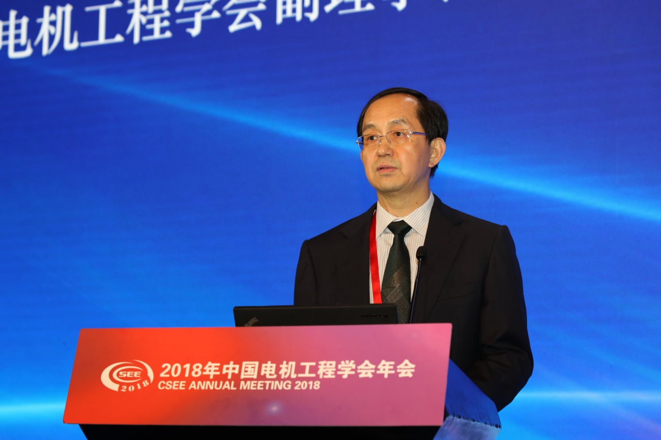 谢明亮主持开幕式国家电网有限公司副总经理刘泽洪代舒印彪董事长作了